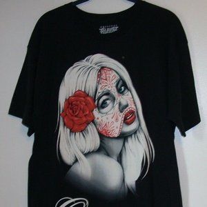 Men's T-Shirt,Original Black,Size L,Black